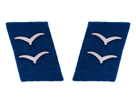 Luftwaffe collar tabs - Sanitätstruppe, Gefreiter- repro