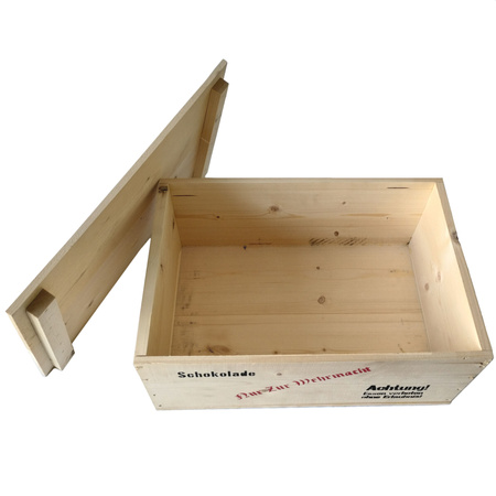 Schokolade Wooden Crate - Replica