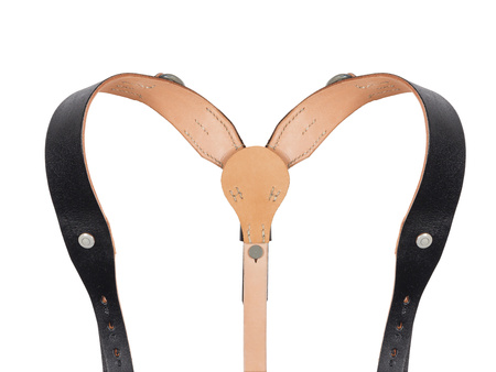 German WH/SS leather Y-straps - Fredericci