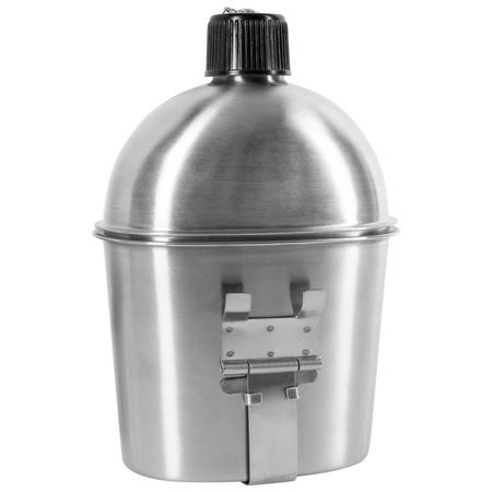 U. S. M-1910 canteen with cup - repro - stainless steel