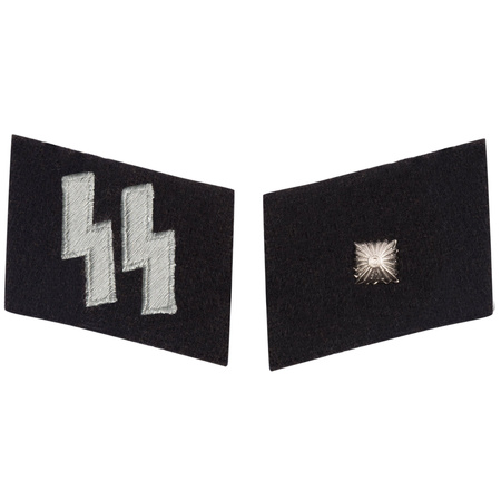 SS collar tabs - Unterscharführer - repro