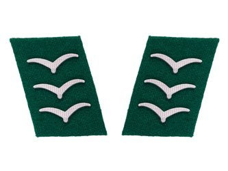 Luftwaffe collar tabs - field divisions, Obergefreiter - repro