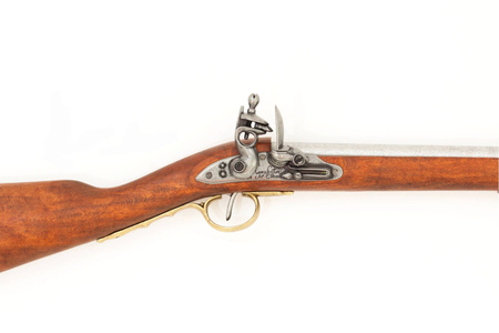 FLINTLOCK RIFLE WITH BAYONET, FRANCE 1806 non-firing replica - repro