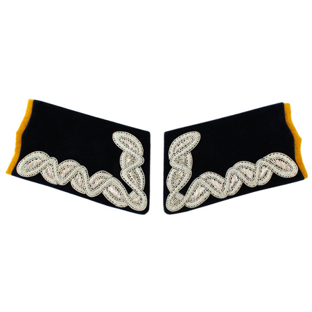M1919 Infantry officer collar tabs, velvet - repro