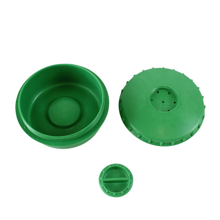 German green salt shaker "Salzbüchse" - replica