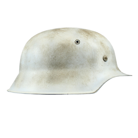 Stahlhelm M42 WH/SS helmet, winter camo - slightly aged repro