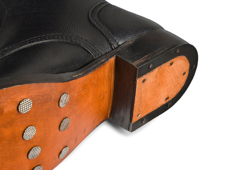 British Ammo Boots - black leather - repro