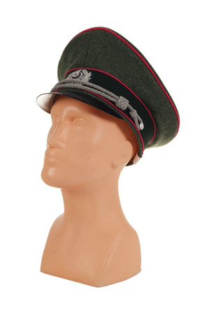 WH Schirmmütze - armoured officers visor cap, woolen - repro