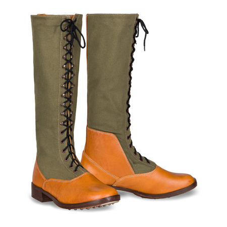 Tropenstiefel, WH DAK tropical high boots, late war type - repro