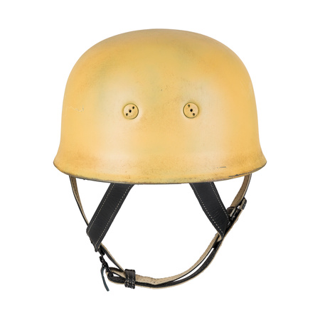 Stahlhelm M38 for LW paratroopers, sand camo with LW decal, slightly aged