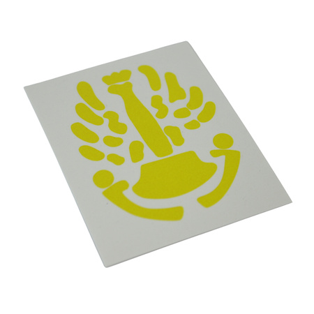 Water decal - Eagle of the 1st Polish Independent Parachute Brigade, yellow