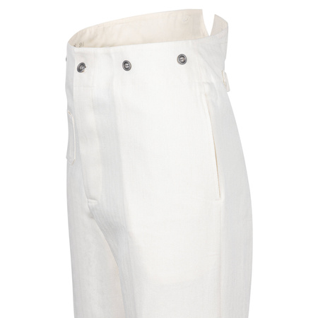 M33 Drillichhose - white HBT drill trousers - repro