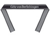 "Götz von Berlichingen" BeVo cuff title - repro