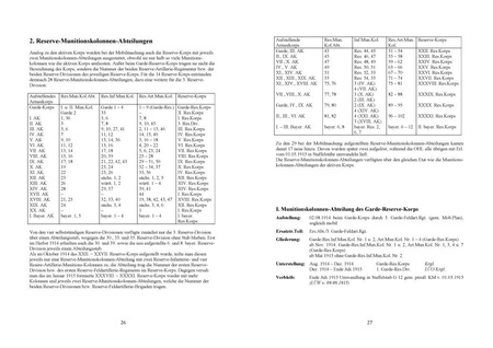 Handbuch 1914-1918: Feldartillerie, Band 3-4