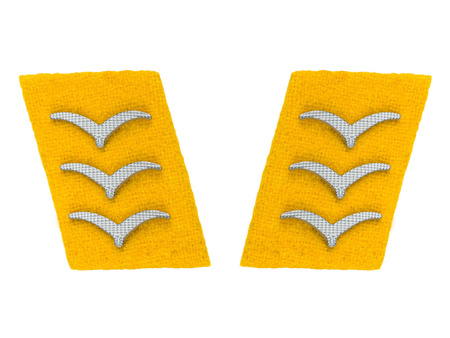 Luftwaffe collar tabs - flying personnel, Obergefreite- repro