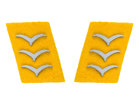 Luftwaffe collar tabs - flying personnel, Obergefreiter- repro