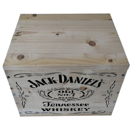 Drewniana skrzynka Jack Daniels - replika