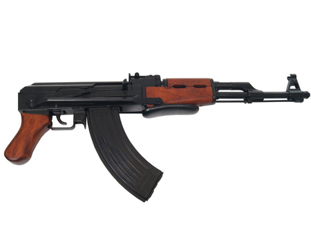 AK-47 assault rifle - folding stock - model gun