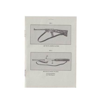 Die Maschinenpistole MP722(f)/MAS 1935 instrukcja - replika