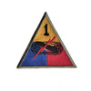 Patch of 1st US Armored Division - repro