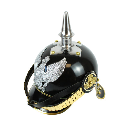 Cuirassier Pickelhaube, Black - German Kingdom of Prussia cavalry helmet