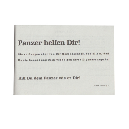 Panzer Helfen Dir! - replika