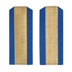 RIA Service officer cadet shouder straps - blue - repro