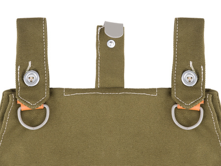 German M31 breadbag with undyed leather - repro