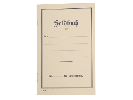 Soldbuch Deutsches Heer (1914-1918), książeczka wojskowa - replika