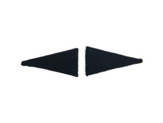 M1943 collar tabs for technicians - repro