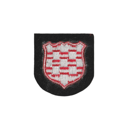 Croatia national patch - woolen - repro