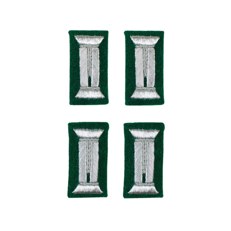 Officer Waffenrock cuff tabs - "mountain units" - repro