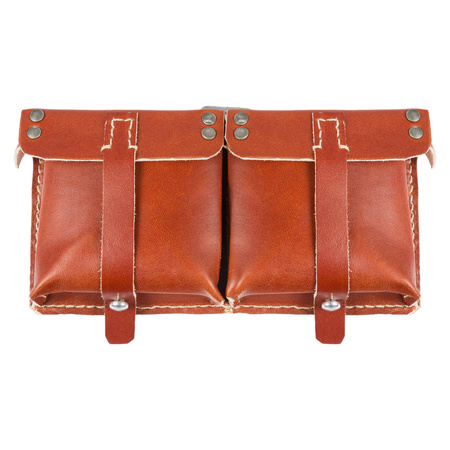 G43 double ammo pouch - brown - repro