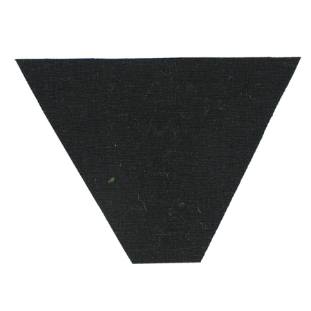 M43 trapezoid SS insignia - wool, feldgrau - repro