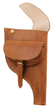 Revolvertasche M91 - brown leather - repro