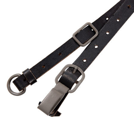 German WH/SS leather Y-straps, late war model - Fredericci