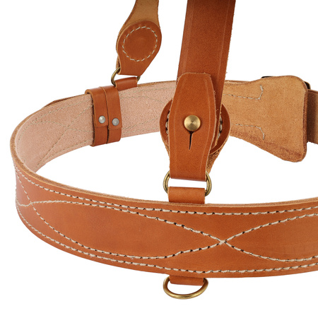 RKKA Officer's belt M1935, with coalition strap, brown - repro