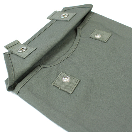 German gas cape cover, late war version, feldgrau - non rubberized