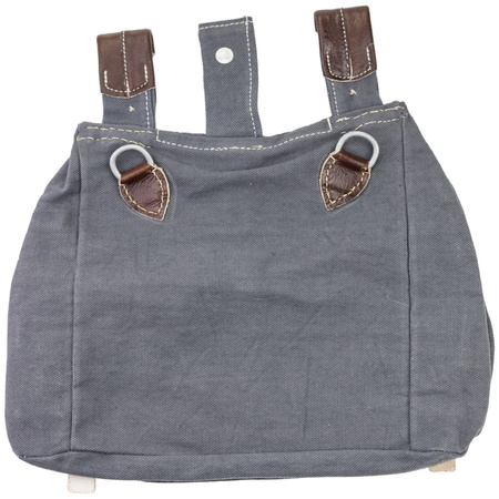 LW M31 breadbag with brown leather - Fredericci repro