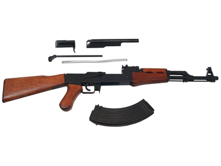 Denix 1086, replika AK-47 - drewniana kolba