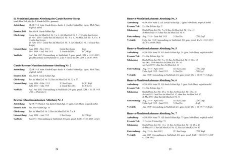 Handbuch 1914-1918: Feldartillerie, Band 3-4