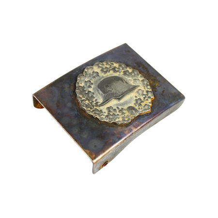 M95 buckle, "Stahlhelm" - aged