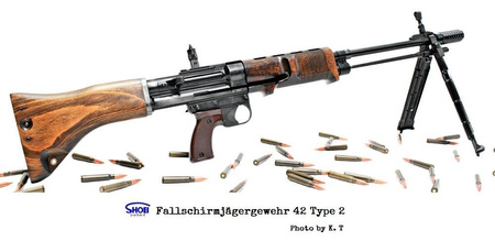 Shoei Fallshirmjägergewehr 42,  FG 42 rifle, type II