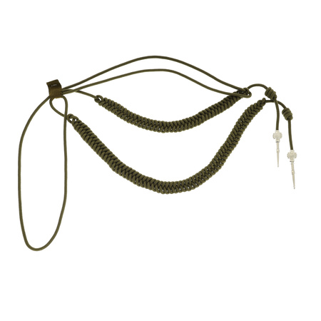 Aiguillette - Polish officers/generals olive service cord - repro