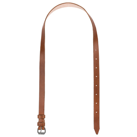 Trouser belt - leather - brown - repro