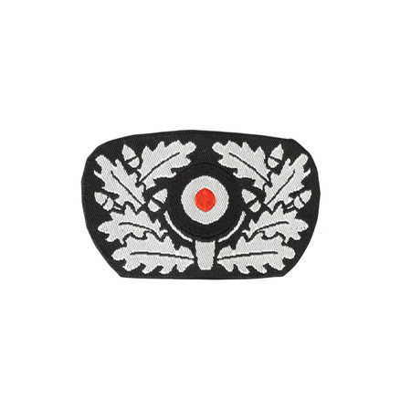 Berets cockade, WH, Bevo, black background - folded