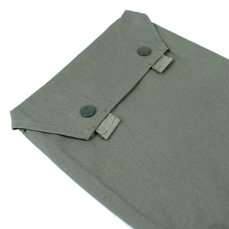 German gas cape cover, late war version, feldgrau - non rubberized