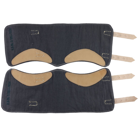 Opinacze niemieckie LW, późno wojenne, niebarwione skórki - replika