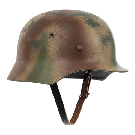 Stahlhelm M40 WH/SS helmet, Normandie camo - heavily aged repro