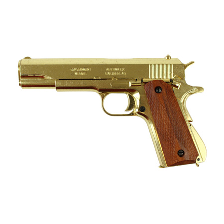 Denix 5312, Colt M1911A1 gun replica - gold